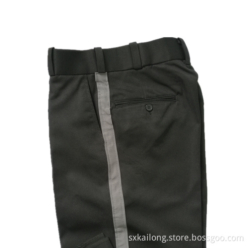 Pants with 1/2''  grey tape suit pants